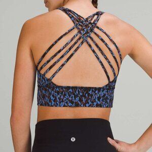 lululemon athletica Blue and Black Sports Bra
